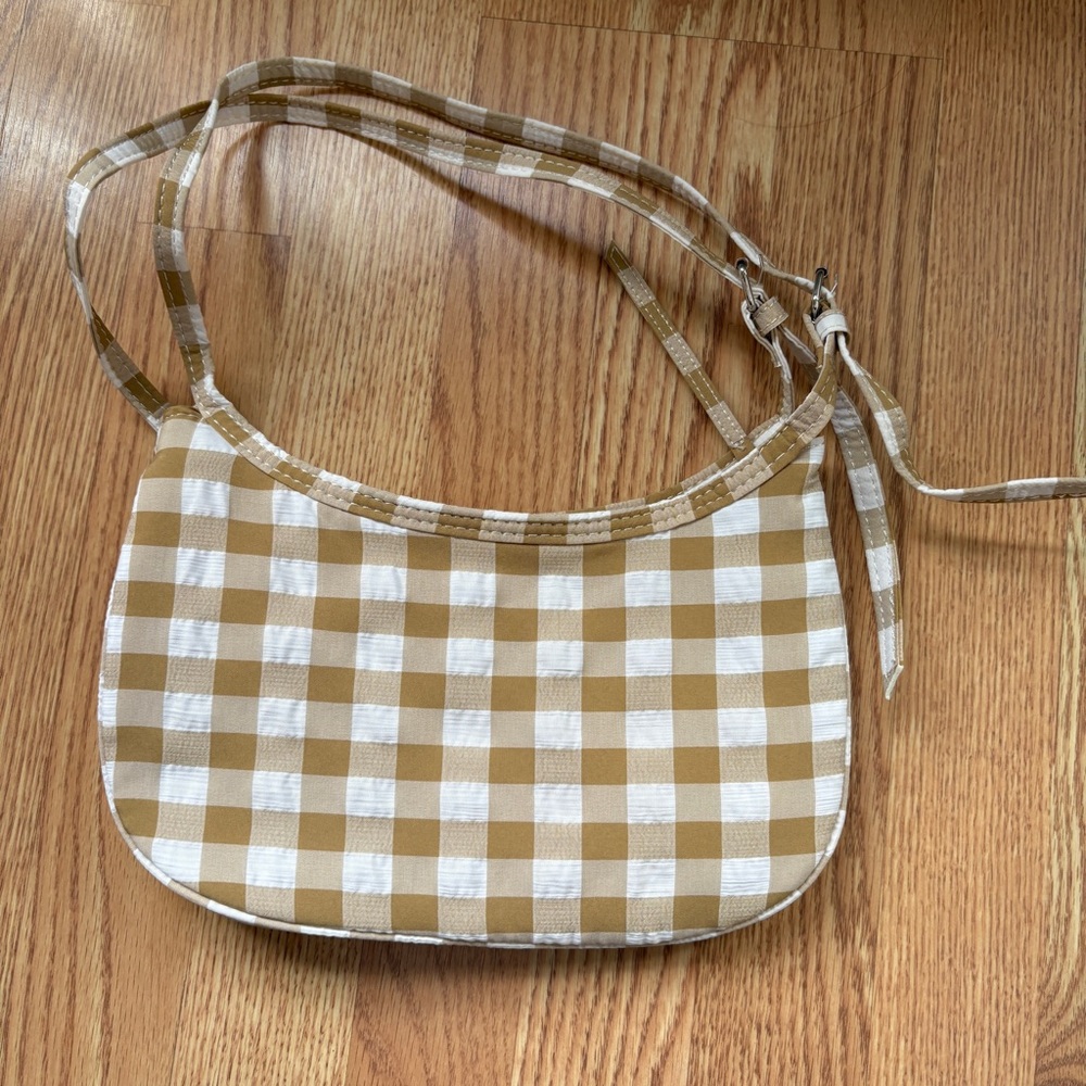 Zara gingham purse